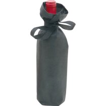 Bolsa de no tejido para 1 botella con lazo