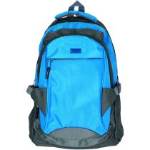 Mochila con refuerzos laterales personalizada azul Mochila con refuerzos laterales personalizada azul