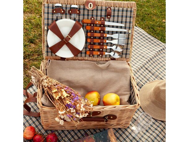 Cesta de picnic kiwano detalle 17