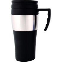 Taza termo de 400 ml negra Taza termo de 400 ml negra