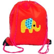 Mochila infantil de poliéster con asas de cuerdas Mochila infantil de poliéster con asas de cuerdas