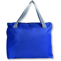 Bolsa para la playa con cierre de cremallera azul Bolsa para la playa con cierre de cremallera azul