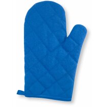 Manopla de algodón en colores personalizada azul