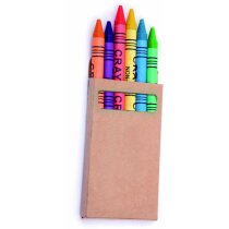 Caja pequeña de craft con 6 ceras personalizada Caja pequeña de craft con 6 ceras personalizada