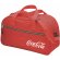 Bolsa de deporte de poliéster con cremallera gris Rojo