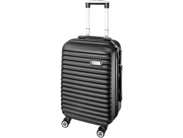 Trolley de plástico abs con 4 ruedas con logo
