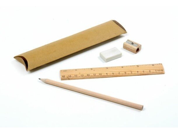 Estuche ecológico para dibujar con logo Estuche ecológico para dibujar con logo