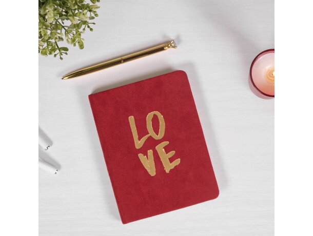 Libreta velvet personalizada