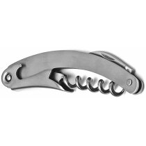 Sacacorchos de metal ergonómico acabado natural
