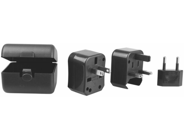 Adaptador de viaje para extranjero grabado