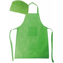 Set de delantal y gorro non woven Cook