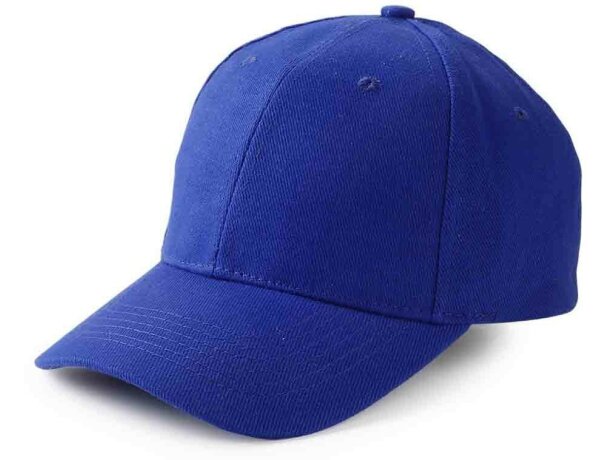 Gorra de algodón peinado con visera corta