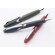 Bolígrafo con cuerpo a color con detalles en plata merchandising