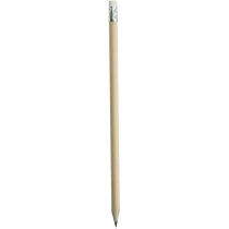 Lápiz de madera con goma en metal personalizado Lápiz de madera con goma en metal personalizado