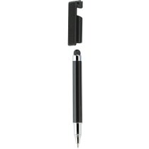 Bolígrafo Mini Touch Pen Limpia Pantallas con Base Para Móvil