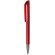 Bolígrafo con cuerpo transparente en colores rojo