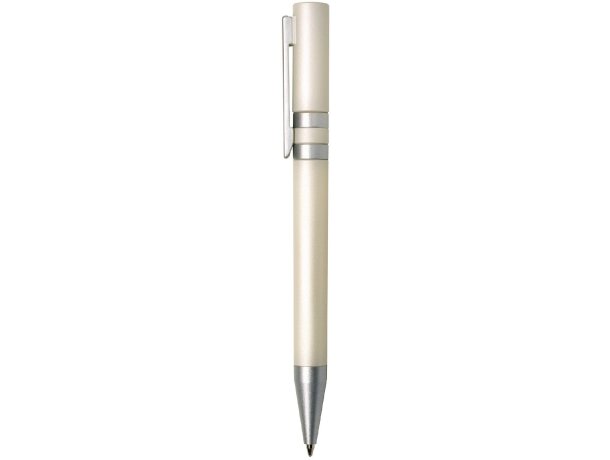 Bolígrafo combinado en plata y color