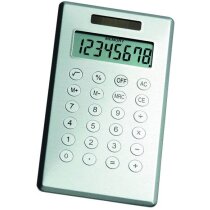 Calculadora de bolsillo en aluminio lacado Calculadora de bolsillo en aluminio lacado