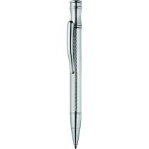 Bolígrafo barato plata ley 925 mecanismo giratorio