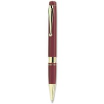 Bolígrafo a color con detalles en dorado personalizado Bolígrafo a color con detalles en dorado personalizado
