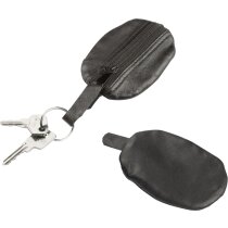Portamonedas con llavero fabricado en piel personalizada Portamonedas con llavero fabricado en piel personalizada