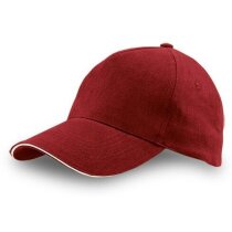 Gorra con visera sandwich en algodón peinado personalizada Gorra con visera sandwich en algodón peinado personalizada