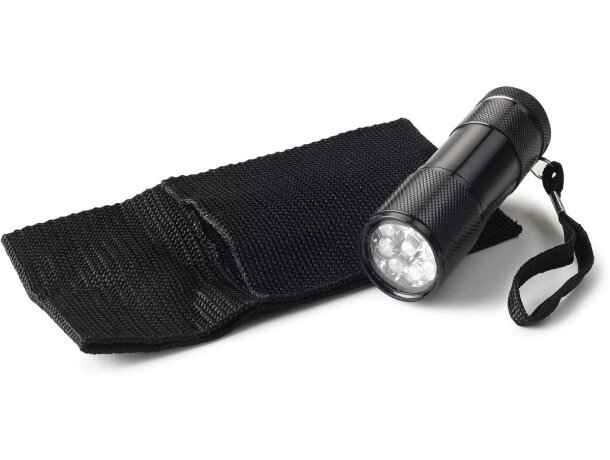 Linterna metálica de 9 leds Linterna metálica de 9 leds