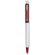 Bolígrafo en blanco y color rojo
