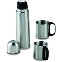 Set con termo y 2 tazas de acero inoxidable personalizado Set con termo y 2 tazas de acero inoxidable personalizado