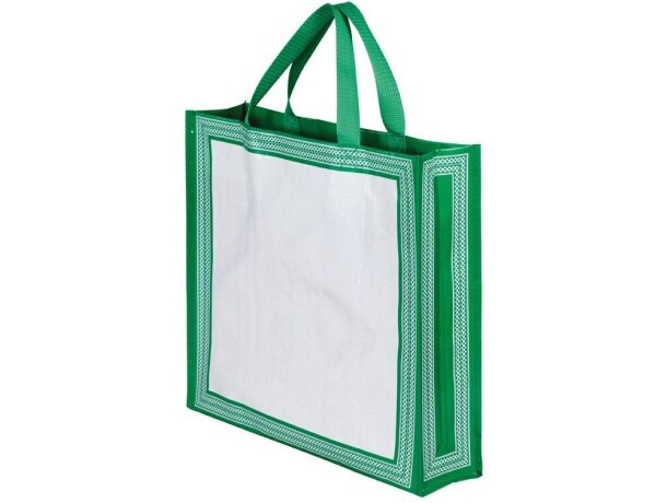 Bolsa de polipropileno con orlas combinadas personalizada Bolsa de polipropileno con orlas combinadas personalizada