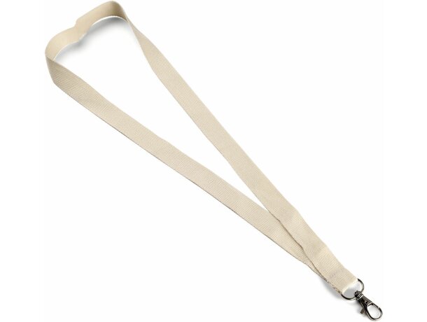 Lanyard de fibra de bambú con mosquetón barata Lanyard de fibra de bambú con mosquetón barata