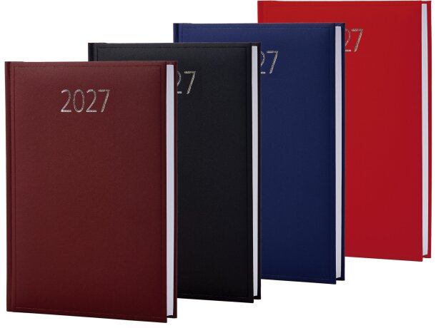 Agenda personalizada Bishopstoke A5 kraft reciclado 384 hojas detalle 1