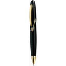 Bolígrafo a color con detalles dorados