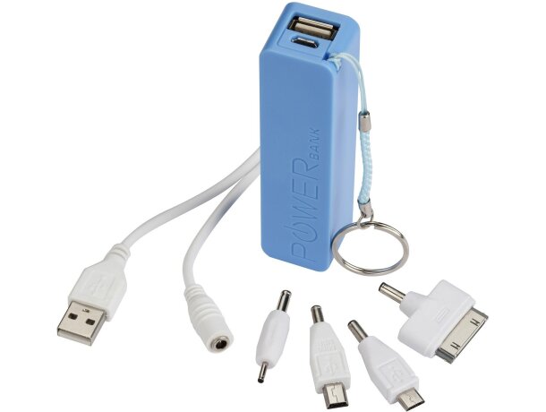 Batería externa de 2000mah con accesorios personalizada Batería externa de 2000mah con accesorios personalizada