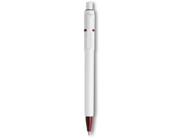 Bolígrafo de plástico con color en la punta barato