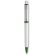 Bolígrafo de plástico blanco con color