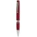 Bolígrafo a color con detalles y aro en plata rojo
