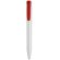 Bolígrafo de plástico con clip en color rojo