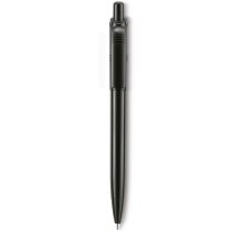 Bolígrafo publicitario de colores con clip y puntera en negro