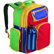 Mochila infantil de colores con múltiples bolsillos Mochila infantil de colores con múltiples bolsillos