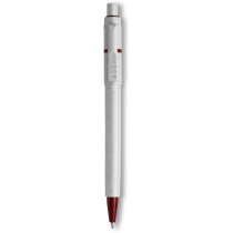 Bolígrafo de plástico blanco con colores personalizado Bolígrafo de plástico blanco con colores personalizado