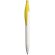 Bolígrafo con pulsador en color y clip amarillo