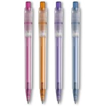 Bolígrafo para empresas Coolidge clip cromado gel