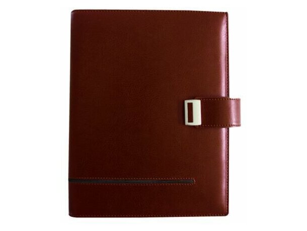 Agenda organizador con anillas de piel personalizada Agenda organizador con anillas de piel personalizada