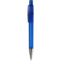 Bolígrafo transparente cromado de colores personalizado