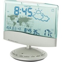 Estación meteorológica con la hora mundial personalizada Estación meteorológica con la hora mundial personalizada