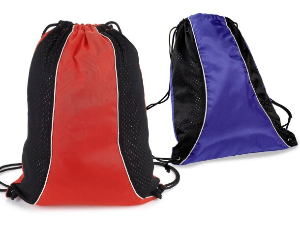 Bolsa mochila de nylon con rejilla transpirable barata