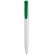 Bolígrafo de plástico con clip en color verde