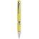 Bolígrafo a color con detalles y aro en plata amarillo