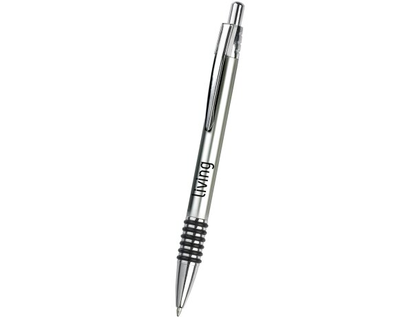 Bolígrafo con agarre de caucho para empresas